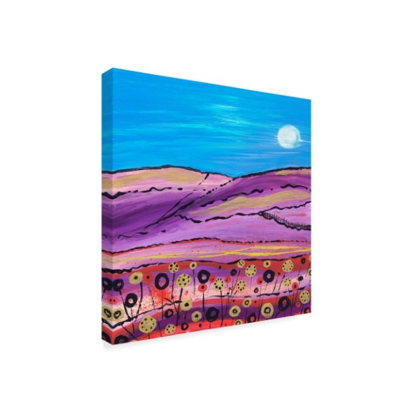 Caroline Duncan Art 'The Lavender Fields' Canvas Art,35x35